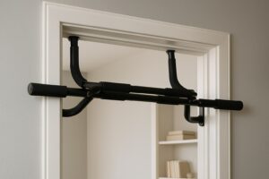 Pull-up bar voor in de deurpost thuis sport materiaal