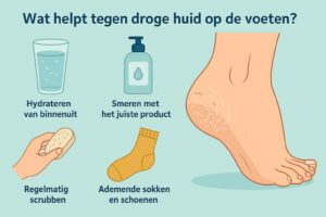 Wat helpt tegen droge huid op de voeten