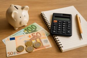 maandelijks gespaard cash geld